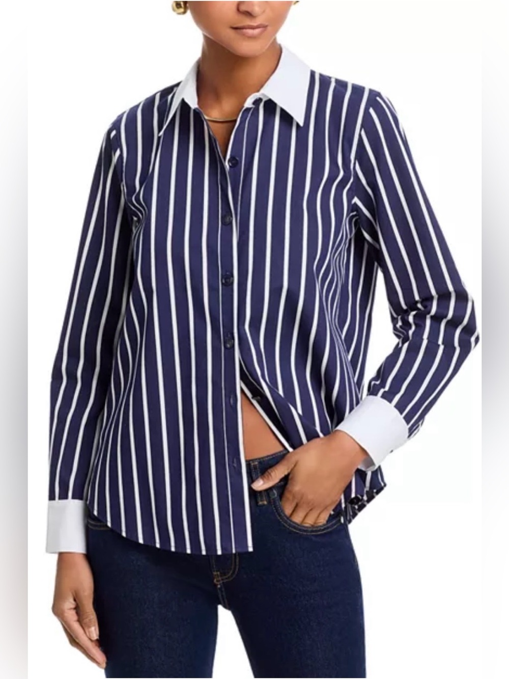 L'AGENCE Ellery Long Sleeve Shirt